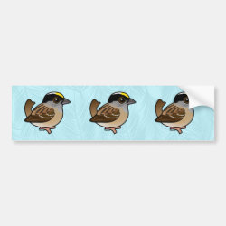 Golden-crowned Sparrow Bumper Sticker