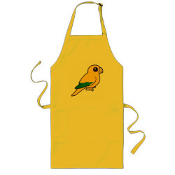 Birdorable Golden Parakeet Long Apron