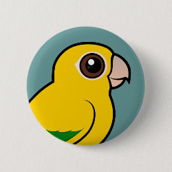 Birdorable Golden Parakeet Round Button