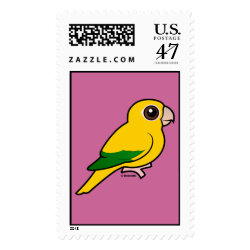Birdorable Golden Parakeet Large Stamp 2.5