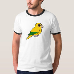 Birdorable Golden Parakeet Men's Basic Ringer T-Shirt