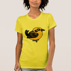Golden Tanager Women's American Apparel Fine Jersey Short Sleeve T-Shirt