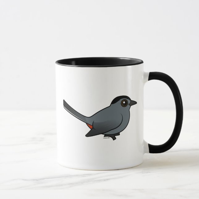 Birdorable Gray Catbird Mug (Right)