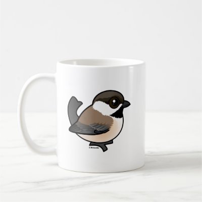Birdorable Gray-headed Chickadee AKA Siberian Tit Coffee Mug