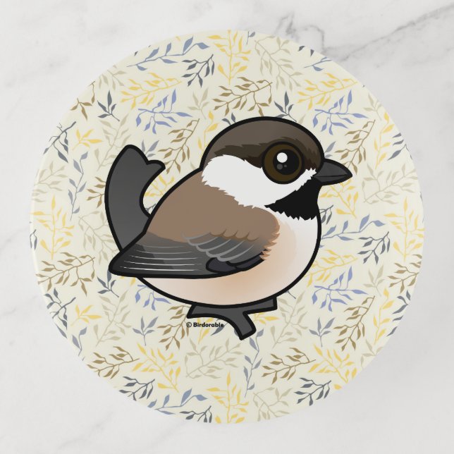 Birdorable Gray-headed Chickadee Trinket Tray (Front)