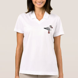 Gray-hooded Gull Women's Nike Dri-FIT Pique Polo Shirt