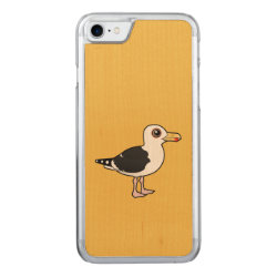 Great Black-backed Gull Carved Apple iPhone 7 Wood Case