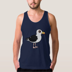 Great Black-backed Gull Men's American Apparel Fine Jersey Tank Top