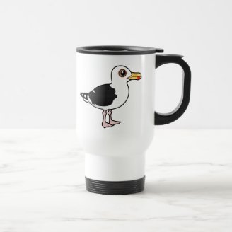 Great Black-backed Gull Travel / Commuter Mug