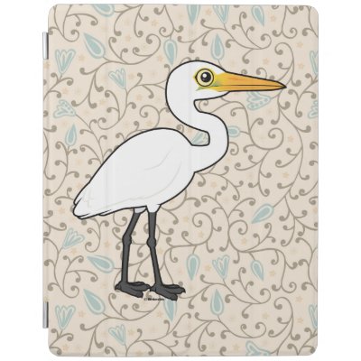Birdorable Great Egret iPad Smart Cover