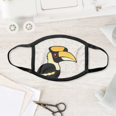 Birdorable Great Hornbill Face Mask