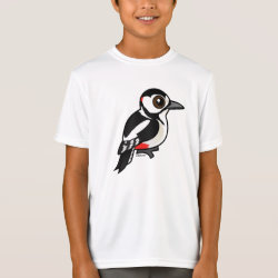 Great Spotted Woodpecker Kids' Hanes TAGLESS® T-Shirt