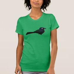 Great-tailed Grackle Women's American Apparel Fine Jersey Short Sleeve T-Shirt