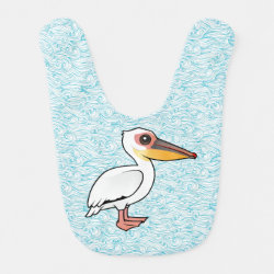 Great White Pelican Baby Bib