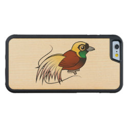 Greater Bird-of-paradise Carved ® iPhone 6 Bumper Wood Case