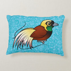 Greater Bird-of-paradise Brushed Polyester Accent Pillow