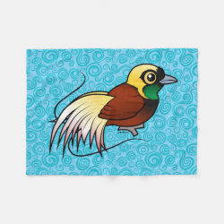 Greater Bird-of-paradise Fleece Blanket, 30