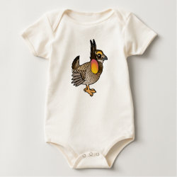 Cute Greater Prairie-Chicken Infant Organic Creeper