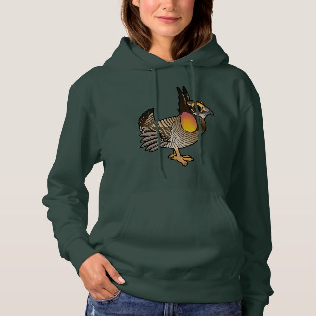 Birdorable Greater Prairie-Chicken Hoodie (Front)