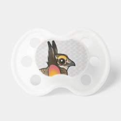 Cute Greater Prairie-Chicken BooginHead® Custom Pacifier (6+ Months)