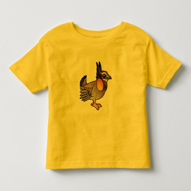 Birdorable Greater Prairie-Chicken Toddler T-shirt (Front)