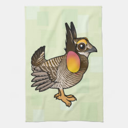 Cute Greater Prairie-Chicken Kitchen Towel 16