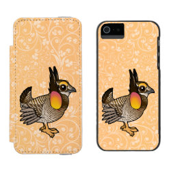 Cute Greater Prairie-Chicken Incipio Watson™ iPhone 5/5s Wallet Case