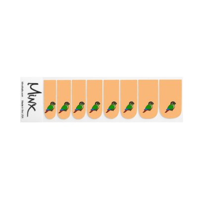 Birdorable Green-cheeked Conure Minx Nail Art