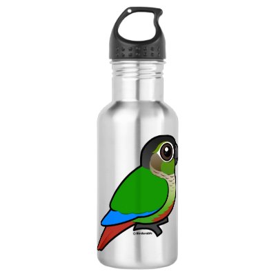 Birdorable Green-cheeked Conure Stainless Steel Water Bottle
