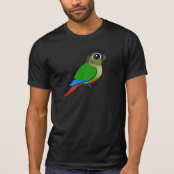 Green-cheeked Conure Men's Alternative Apparel Basic Crew Neck T-Shirt