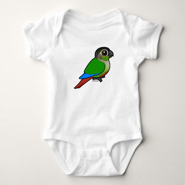 Birdorable Green-cheeked Conure T-Shirt (Front)