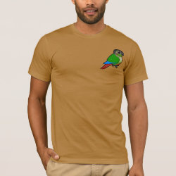 Green-cheeked Conure Men's Basic American Apparel T-Shirt