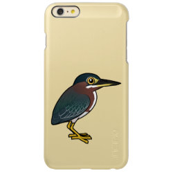 Cute Green Heron Incipio Feather® Shine iPhone 6 Plus Case