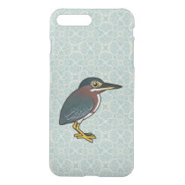 Cute Green Heron Uncommon iPhone 7 Plus Clearly™ Deflector Case