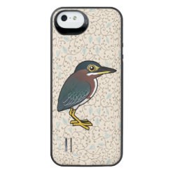 Cute Green Heron Uncommon iPhone 5/5s Clearly™ Deflector Case