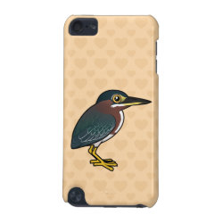 Cute Green Heron Case-Mate Barely There 5th Generation iPod Touch Case