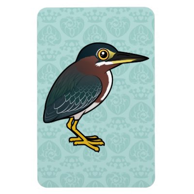 Birdorable Green Heron Magnet