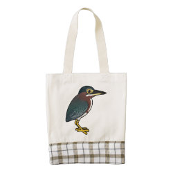 Cute Green Heron LIFE Line Tote Bag