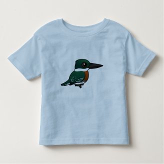 Green Kingfisher Toddler Fine Jersey T-Shirt