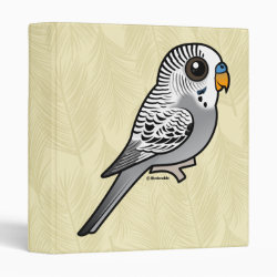 Birdorable Grey Budgie Avery Signature Binder 8.5x11