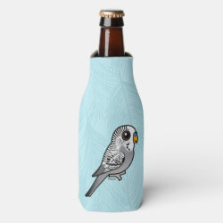 Birdorable Grey Budgie Bottle Cooler