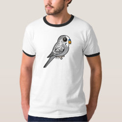 Birdorable Grey Budgie Men's Basic Ringer T-Shirt