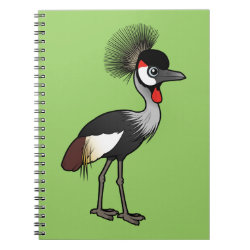Grey Crowned-Crane Photo Notebook (6.5