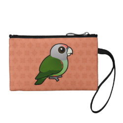 Grey-headed Parrot Key Coin Clutch