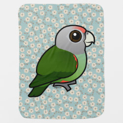 Grey-headed Parrot Baby Blanket