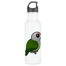 Grey-headed Parrot Water Bottle (24 oz)