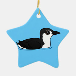 Guadalupe Murrelet Star Ornament