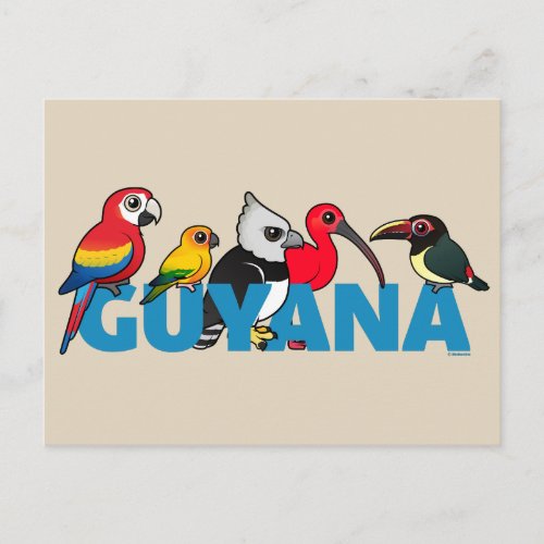 Birdorable Guyana Postcard