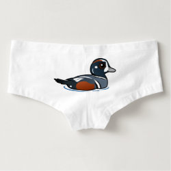 Harlequin Duck Women's American Apparel Boyshorts Underwear