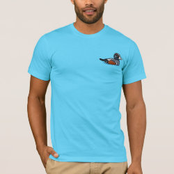 Harlequin Duck Men's Basic American Apparel T-Shirt